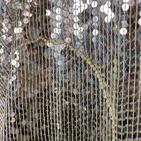 Vintage Woman's Raiment Fashions New York Fully Beaded Evening Top - Picture 2 of 9